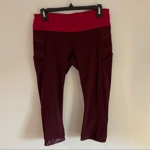 Lululemon Illumina Crop Bordeaux/Bumble Be…